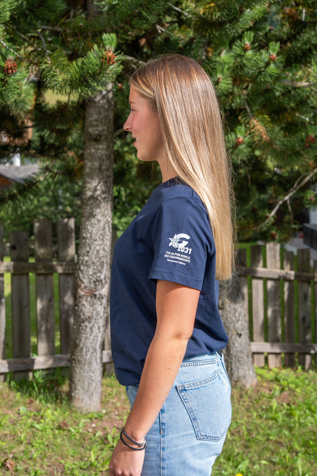 T-shirt Pass Blue Navy Mod 2 Woman