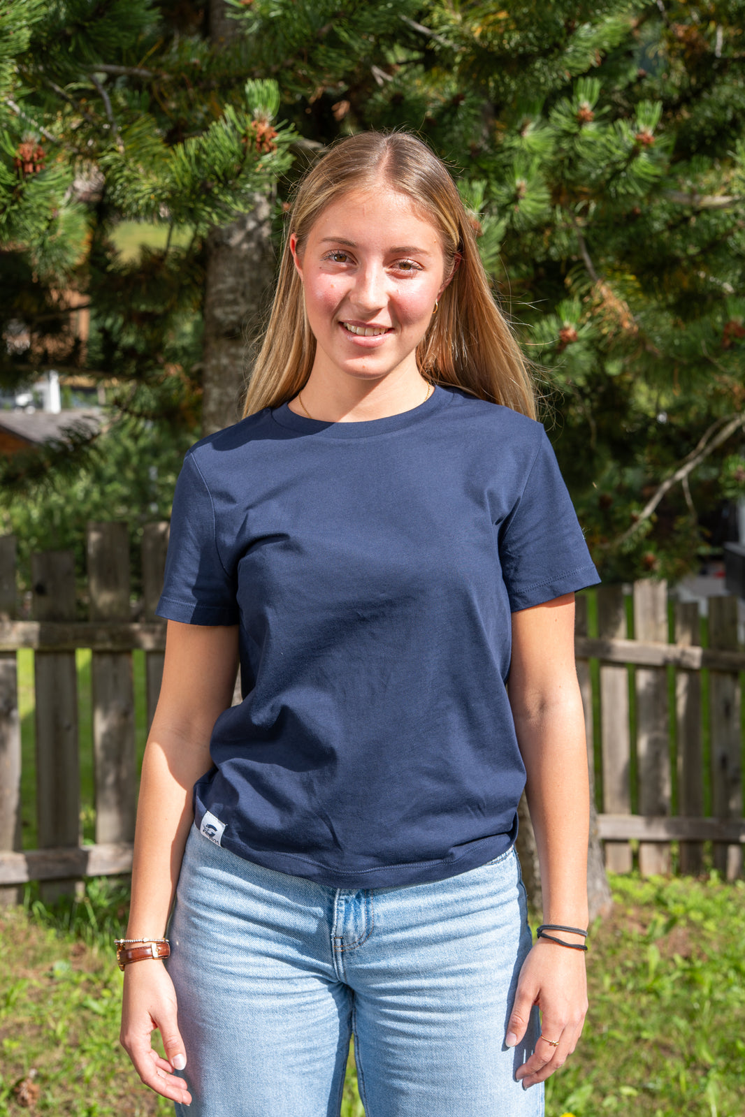 T-shirt Pass Blue Navy Mod 1 Woman