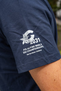 T-shirt Pass Blue Navy Mod 2 Man
