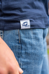 T-shirt Pass Blue Navy Mod 1 Man