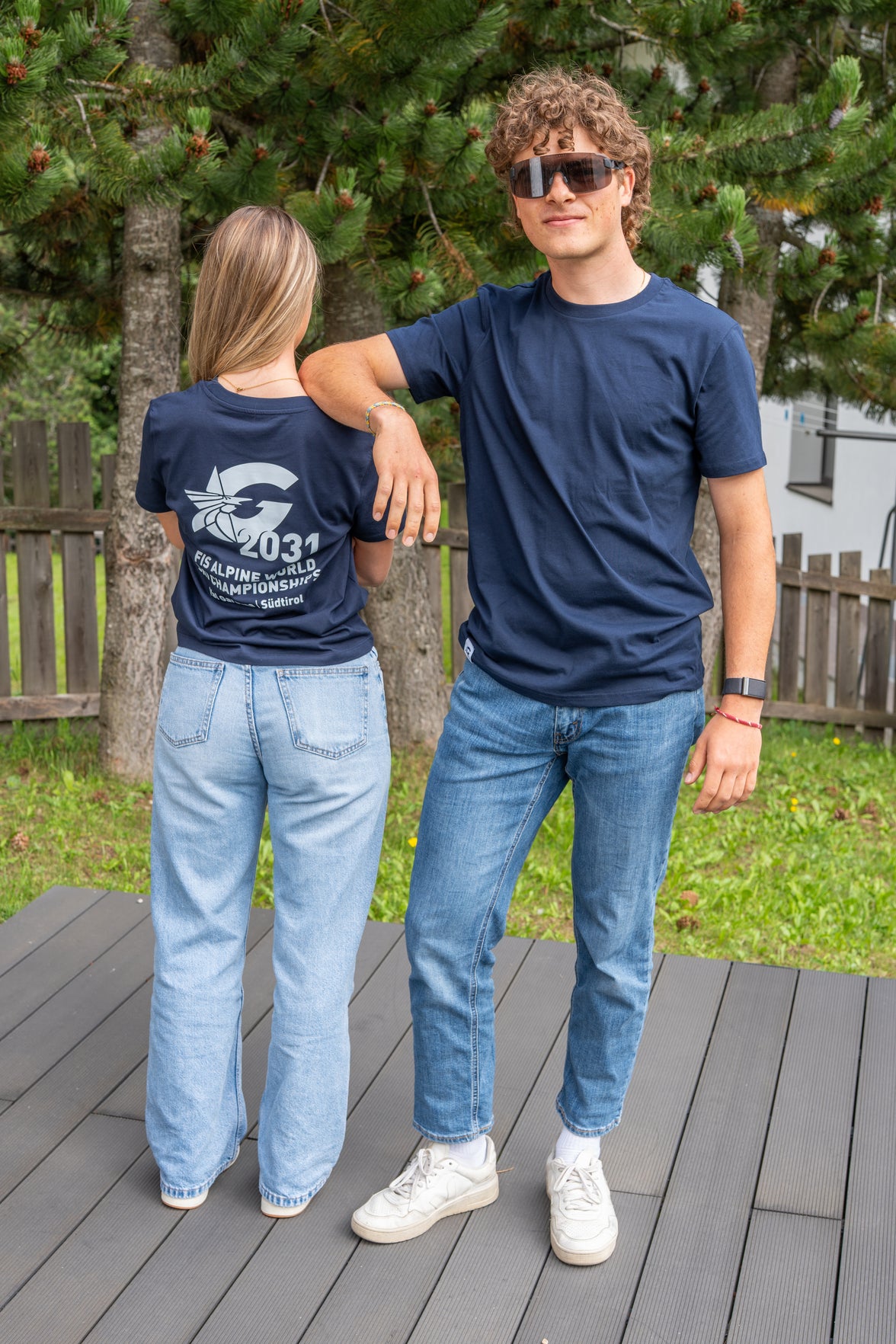 T-shirt Pass Blue Navy Mod 1 Woman