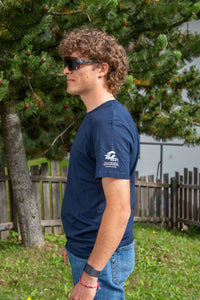 T-shirt Pass Blue Navy Mod 2 Man