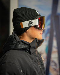 HEAD SKI GOOGLES BIANCO, NERO & ORO